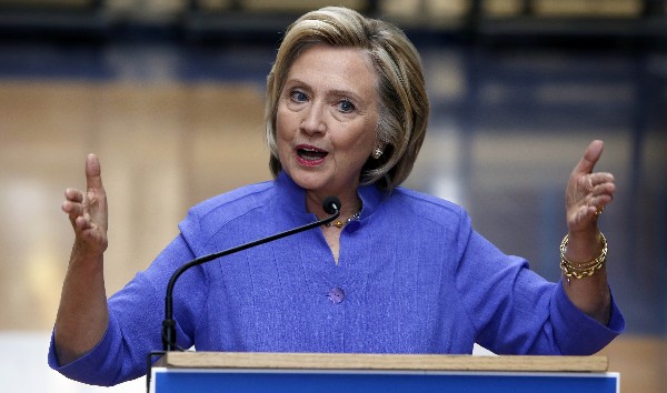 <em>La aspirante demócrataa la Presidencia de EEUU, Hillary Clinton.</em> (Foto Prensa Libre: AP)
