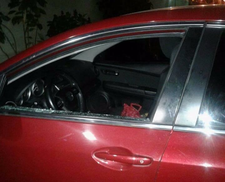 Luego del ataque, Hernández Mogollón condujo su carro hasta un hospital privado para recibir atención médica. (Foto: PNC)