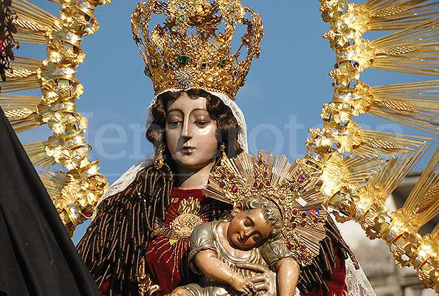 La Virgen del Rosario es una escultura hecha de plata fundida a finales del siglo XVI. (Foto: Néstor Galicia)