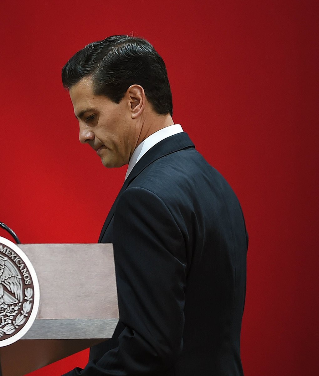 El presidente de México, Enrique Peña Nieto, hizo un llamado a debatir. (Foto Prensa Libre: AFP).
