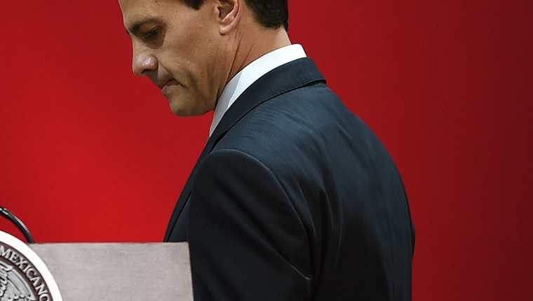 El presidente de México, Enrique Peña Nieto, hizo un llamado a debatir. (Foto Prensa Libre: AFP).