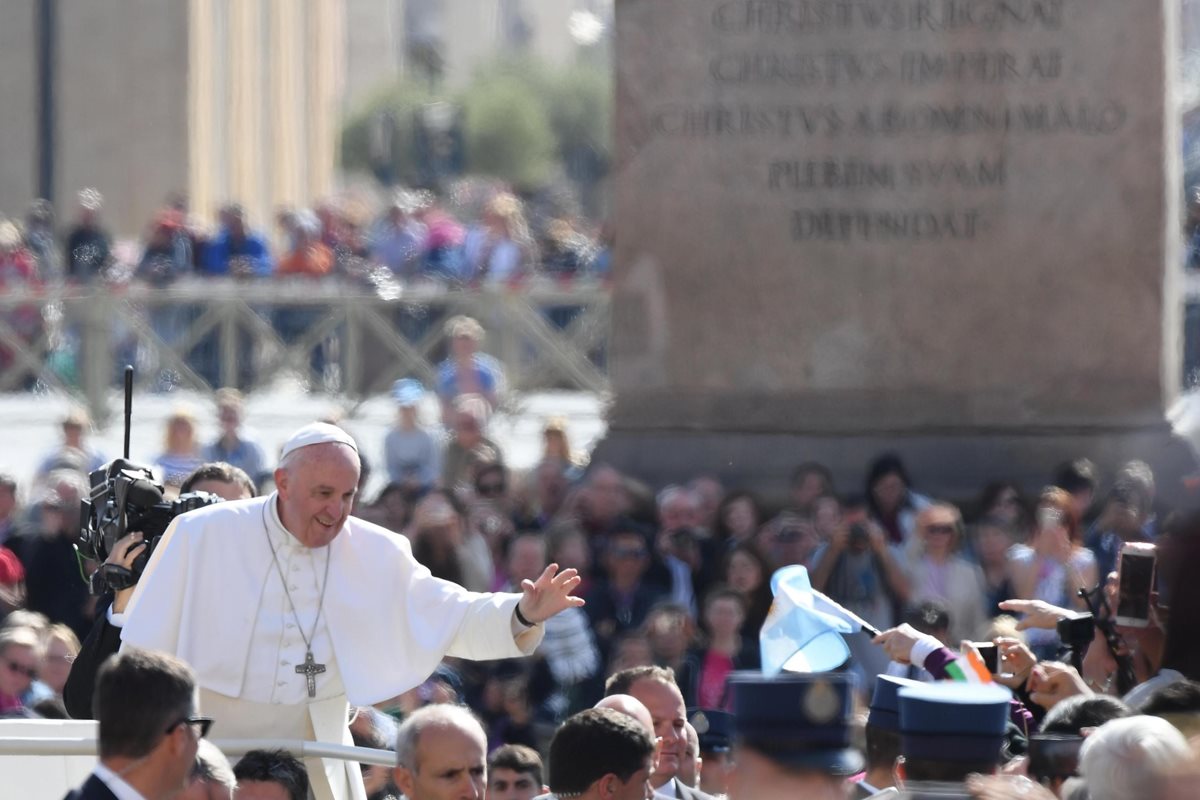 El Papa Francisco señala la falta de valores a practicar en la sociedad mundial. (Foto Prensa Libre: EFE)