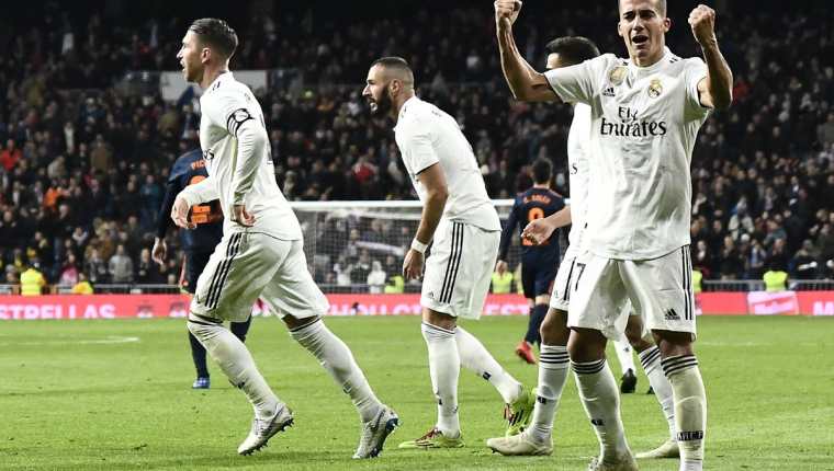 El Real Madrid vuelve a ganar en la Liga . (Foto Prensa Libre: AFP)