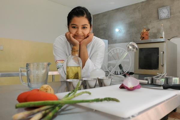 Vanessa Solórzano ganó el Desafío Culinario. (Foto Prensa Libre: Áxel Vicente)