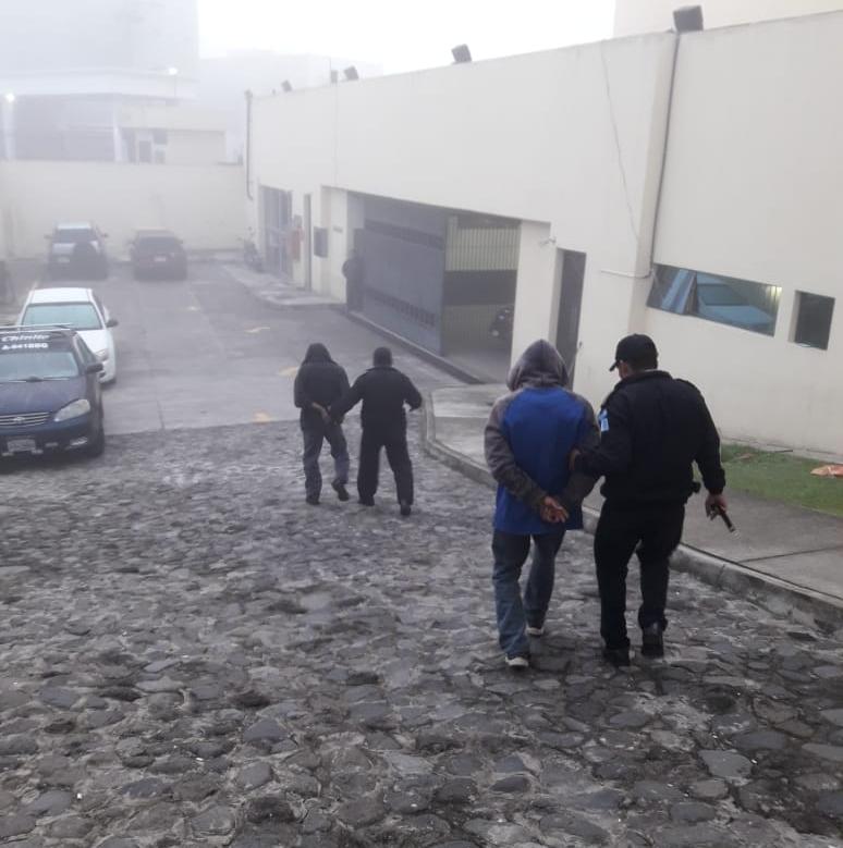 Los sindicados de robo fueron trasladados al Centro Regional de Justicia en la zona 6 de Xela.