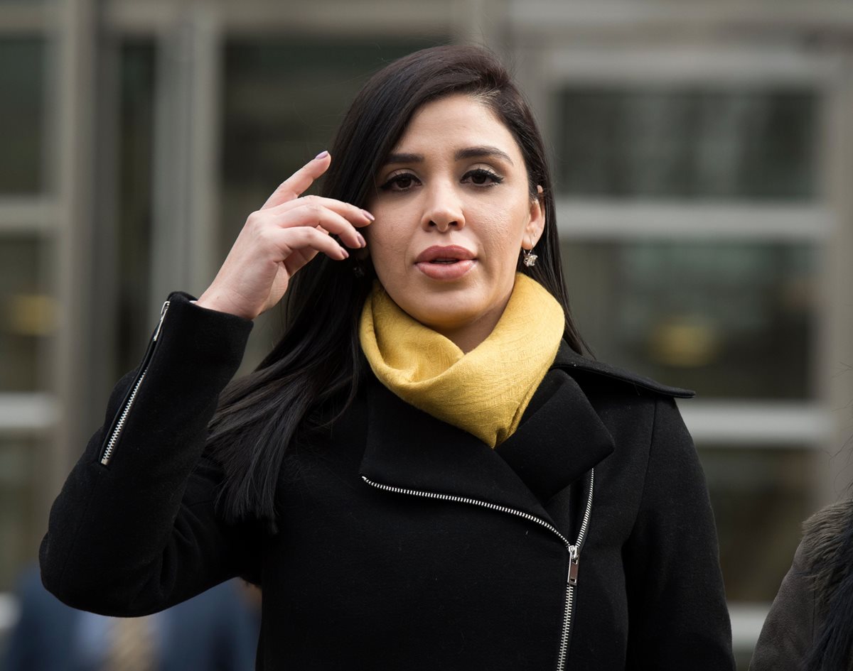 Emma Coronel, esposa de Joaquín Guzmán. (Foto Prensa Libre: AFP)