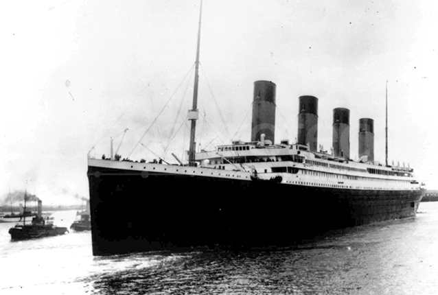 Foto del Titanic captada el 10 de abril de 1912, una de las últimas tomadas al barco. (Foto: Hemeroteca PL)