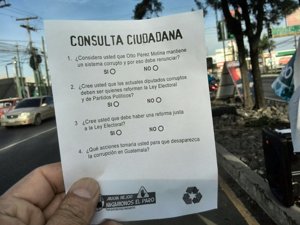 Las movilizaciones no bloquerán el paso vehicular pero podrían ponerlo lento. (Foto Prensa Libre: Hemeroteca PL)