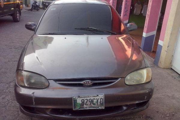 Vehículo incautado a supuestos secuestradores en Jutiapa. (Foto Prensa Libre: PNC).