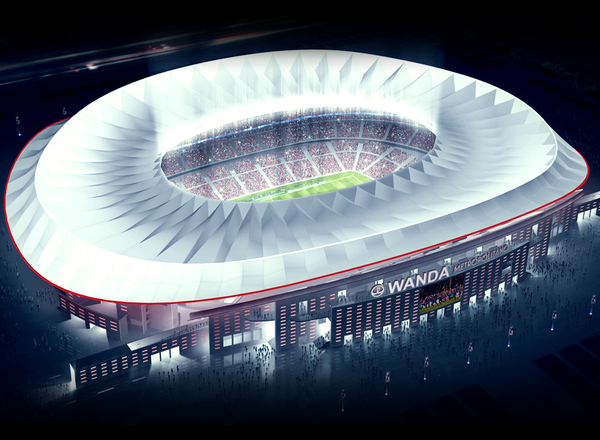 El estadio Wanda Metropolitano es la nueva casa del Atletico de Madrid. (Foto Prensa Libre: cortesía Atlético de Madrid)