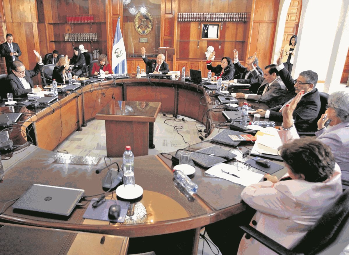 Los magistrados de la CSJ están convocados para elegir al magistrado suplente de la Corte de Constitucionalidad. (Foto Prensa Libre: Hemeroteca PL)