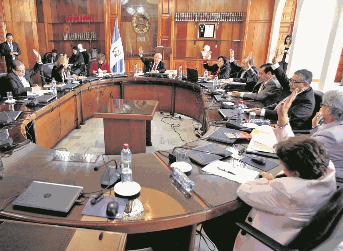 Los magistrados de la CSJ están convocados para elegir al magistrado suplente de la Corte de Constitucionalidad. (Foto Prensa Libre: Hemeroteca PL)
