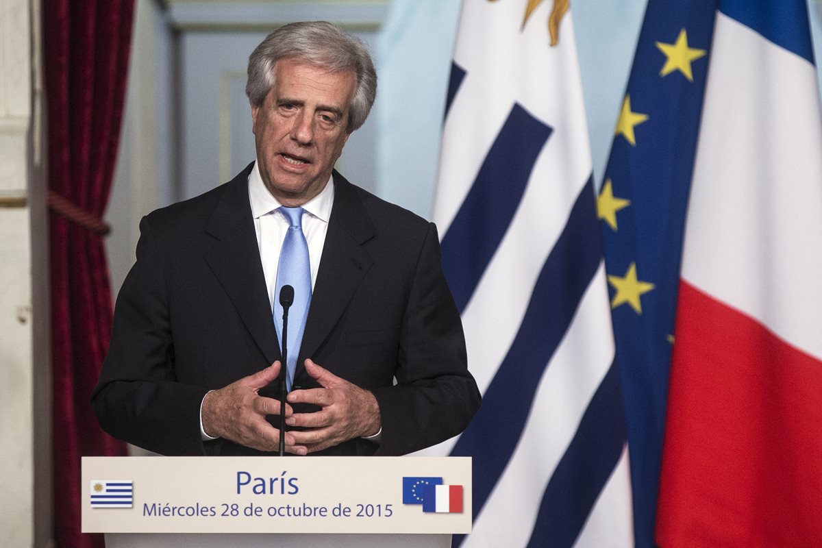 Tabaré Vásquez, expresidente de Uruguay. (Foto Prensa Libre: EFE)