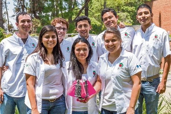 El equipo Ek' está integrado por cho estudiantes de Ingeniería de la Universidad del Valle de Guatemala. (Hemeroteca PL)