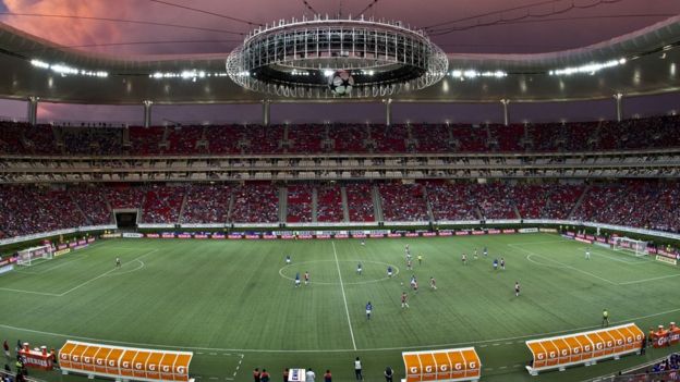 El estadio Chivas es uno de los más modernos en México con capacidad para 45.000 personas. (GETTY IMAGES)