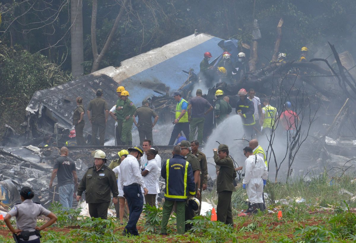 Asciende a 107 los fallecidos en accidente aéreo en Cuba