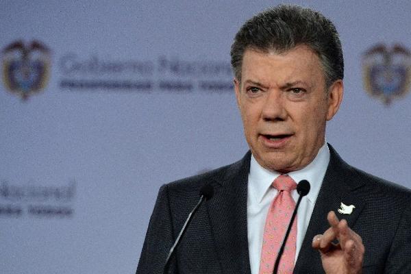 El presidente colombiano, Juan Manuel Santos, calificó de "gran noticia" la elección de la ciudad de Barranquilla como sede de los Juegos Centroamericanos y del Caribe de 2018. (Foto Prensa Libre: EFE)