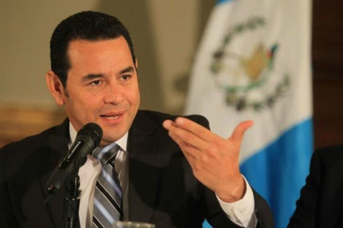 El presidente Jimmy Morales dará un discurso en la Asamblea General de la ONU. (Foto Prensa Libre: Hemeroteca PL)