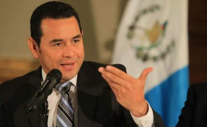 El presidente Jimmy Morales dará un discurso en la Asamblea General de la ONU. (Foto Prensa Libre: Hemeroteca PL)