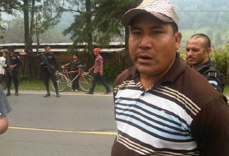 Hugo Álvaro Gómez Vásquez, capturado en Tactic, Alta Verapaz.