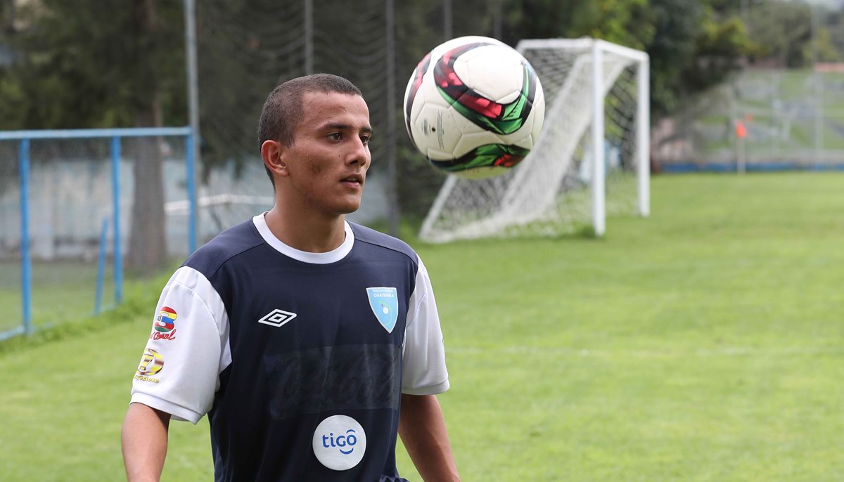 Luis Pedro Rosas, de Siquinalá, es el referente del gol para la Selección Sub 20 de Guatemala. (Foto Prensa Libre: Edwin Fajardo)