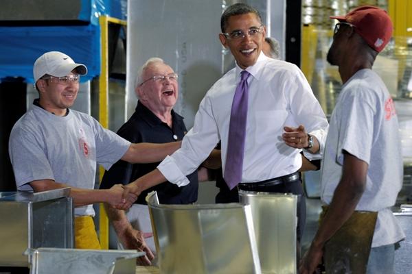 El presidente de Estados Unidos, Barack Obama llama a la unidad para mejorar la economía. (Foto Prensa Libre/AP)<br _mce_bogus="1"/>