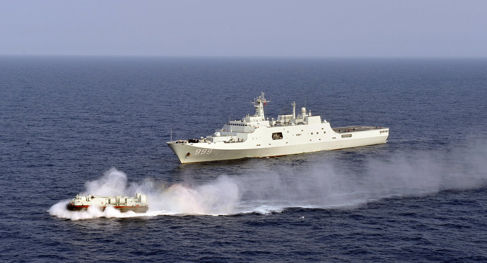 China capturó un dron submarino no tripulado en el Mar de China Meridional. (Foto Prensa Libre: AFP)