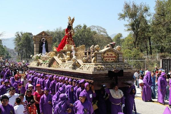 Jesús Nazareno de Santa Inés del Ponte Pulciano, en la procesión del año pasado.