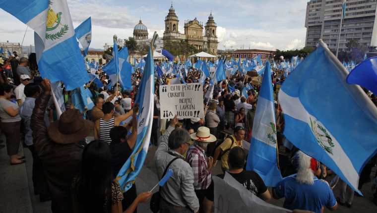 En el país han sido 19 semanas de proetestas contra el Gobierno. (Foto Prensa Libre: Hemeroteca PL)