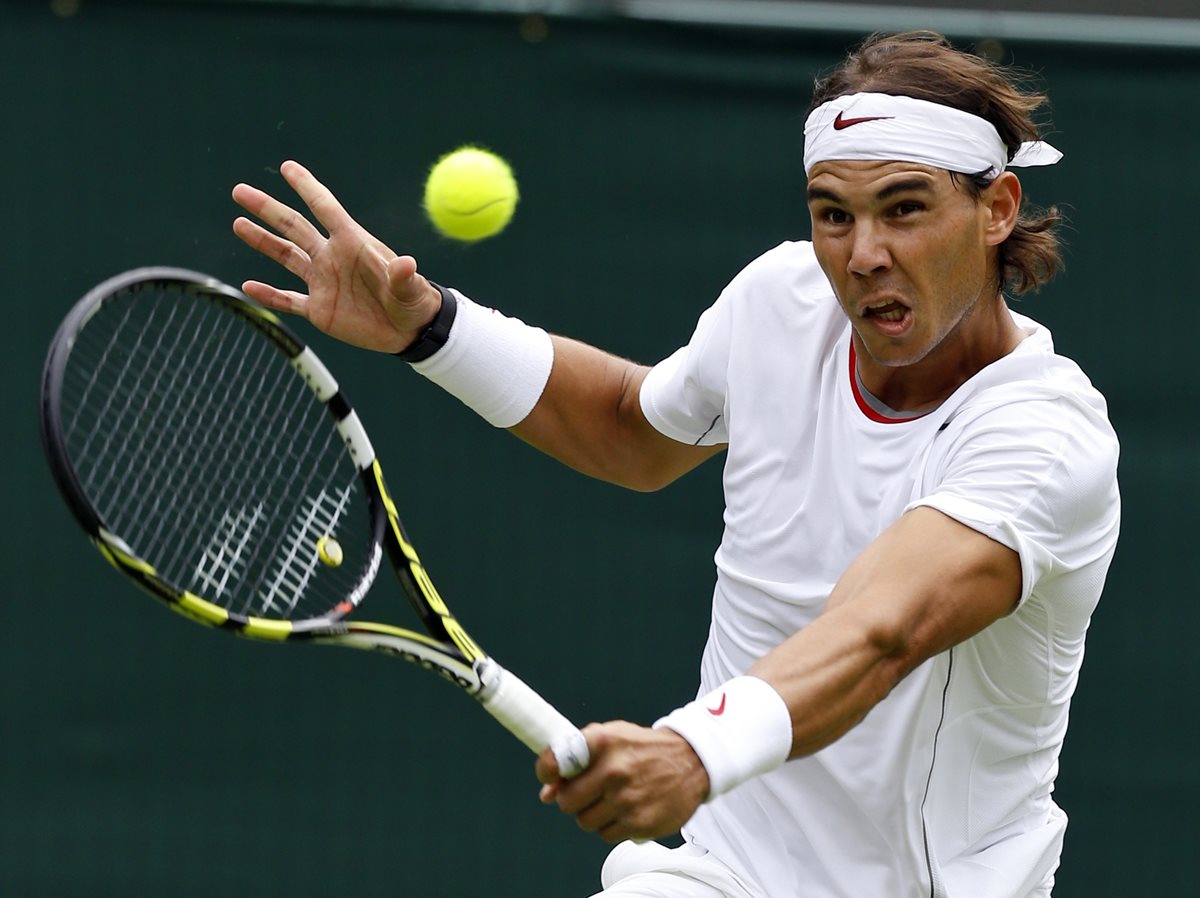 Rafael Nadal, tenista español de 29 años, se presentará en el Abierto de Argentina. (Foto Prensa Libre: AP).