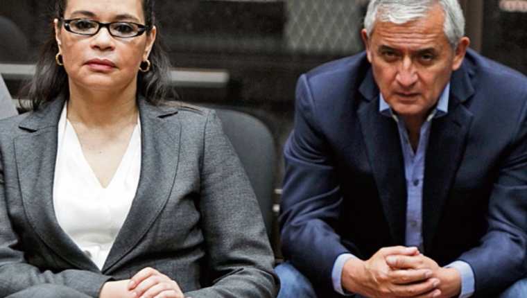 Otto Pérez Molina y Roxana Baldetti, encabezan el listado de funcionarios capturados.