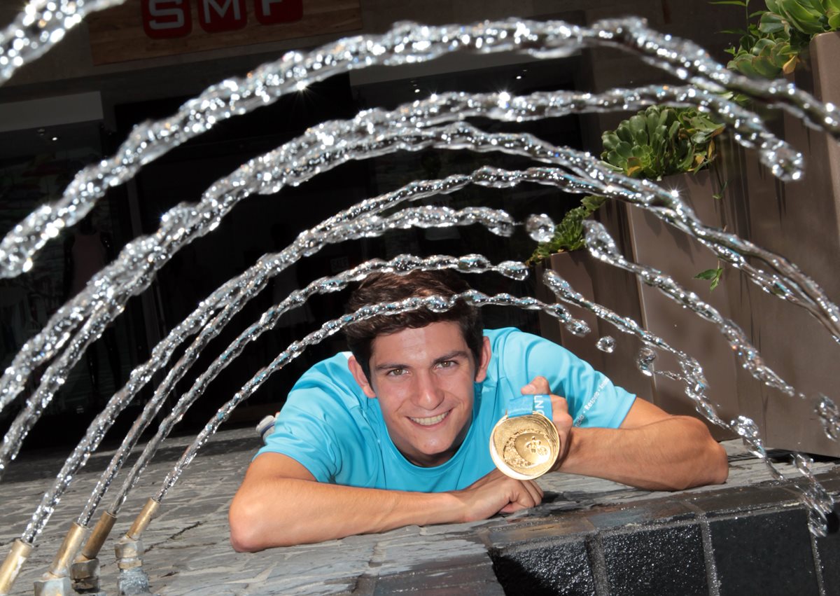 Charles Fernández se colgó el oro en los Juegos Panamericanos. (Foto Prensa Libre: Carlos Vicente)