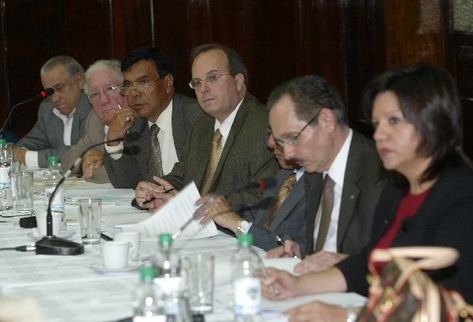 Integrantes del Consejo Consultivo del Renap. (Foto Prensa Libre: Érick Ávila)