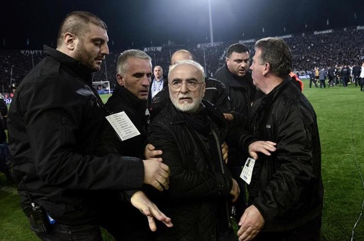 Ivan Savvidis no podrá acceder a los estadios durante tres años. (Foto Prensa Libre: AFP)