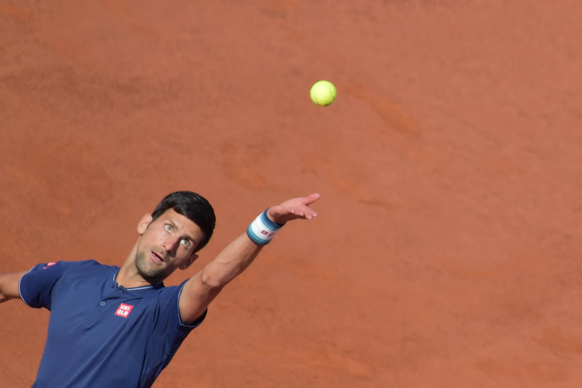 El serbio Novak Djokovic perdió la final de Masters de Roma contra el alemán Alexander Zverev. (Foto Prensa Libre: AFP).