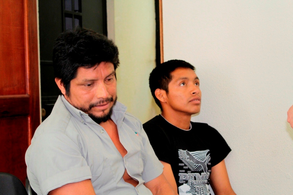 Adolfo Díaz López y su hijo son sindicados de haber dado muerte a una persona en Quetzaltenango. (Foto Prensa Libre: María José Longo).
