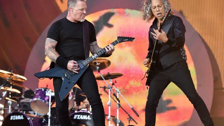 Metallica llegará al festival para presentar su nuevo álbum. (Foto Prensa Libre: AP)