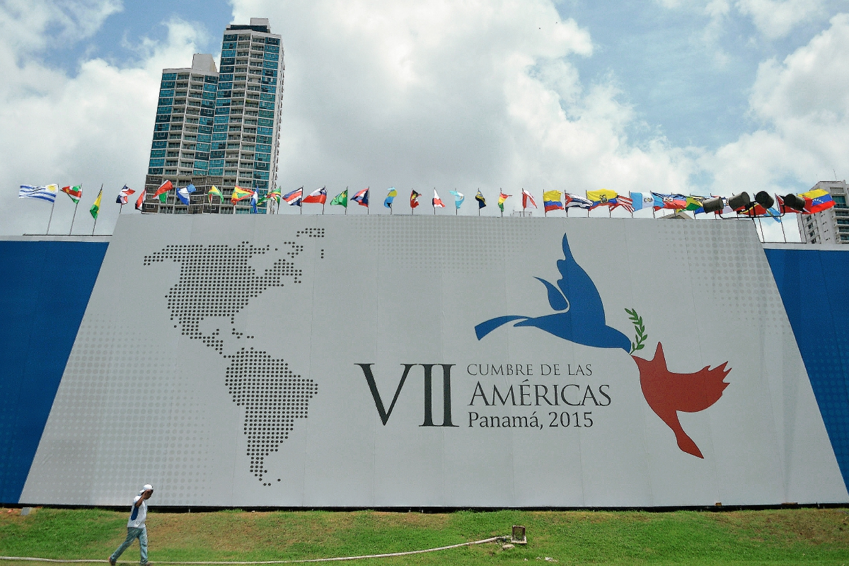 Panamá es la sede de la VII VII Cumbre de las Américas. (Foto Prensa Libre:AFP).