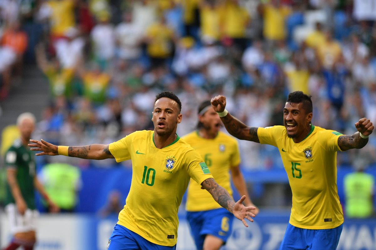 Neymar y Firmino terminan con el sueño de México, Brasil avanza a cuartos de final