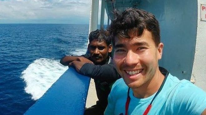 El 21 de octubre, John Chau publicó una foto en Instagram de su viaje por el Océano Índico. INSTAGRAM/JOHN CHAU