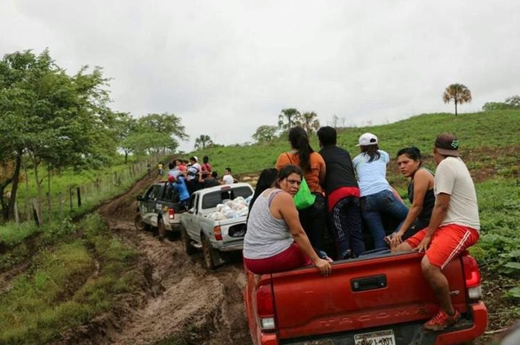 Los campesinos habitaron una área de Petén por más de 5 años, pese a ello el acceso al lugar donde vivían es muy complicado. (Foto Prensa Libre: Hemeroteca PL)