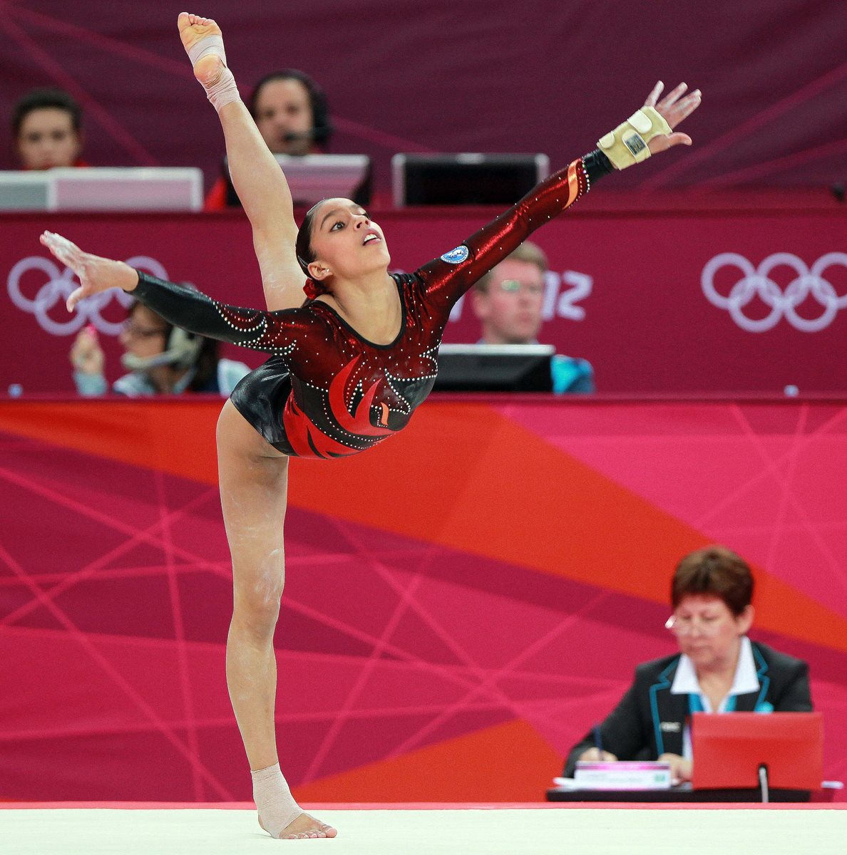 Ana Sofía Gómez, durante su participación en los Juegos Olímpicos de Londres 2012. (Foto Prensa Libre: Hemeroteca PL)