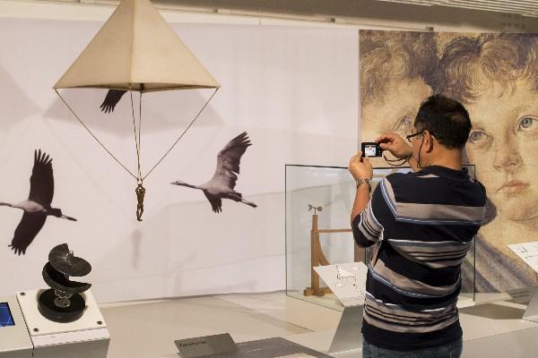 Los inventos de Da Vinci llegan a Latinoamérica. (Foto Prensa Libre: EFE)