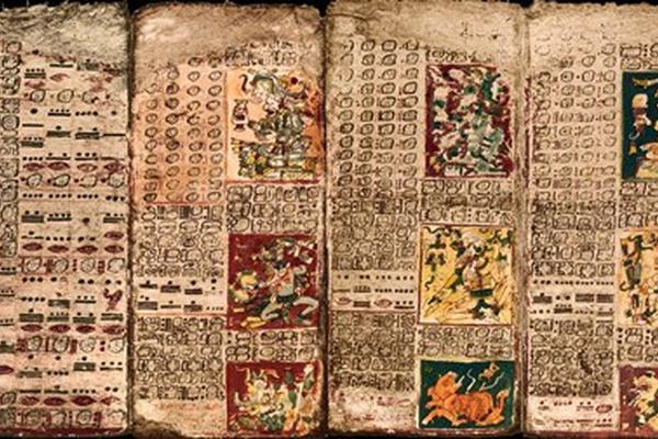 El Códice consta de 39 láminas, con escritura en ambos lados. Tiene una longitud aproximada de 3.56 metros y originalmente estaba doblado en forma de acordeón. (Foto Prensalibre: Archivo)