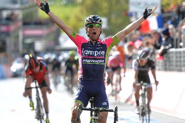 Diego Ulissi ganó la quinta etapa del Giro de Italia. (Foto Prensa Libre: EFE)