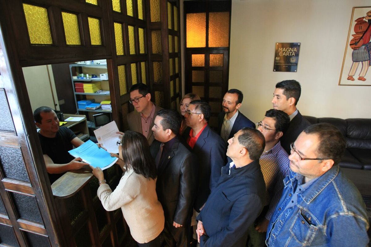 Los jueces presentaron dos acciones de inconstitucionalidad(Foto Prensa Libre: Esbin García)