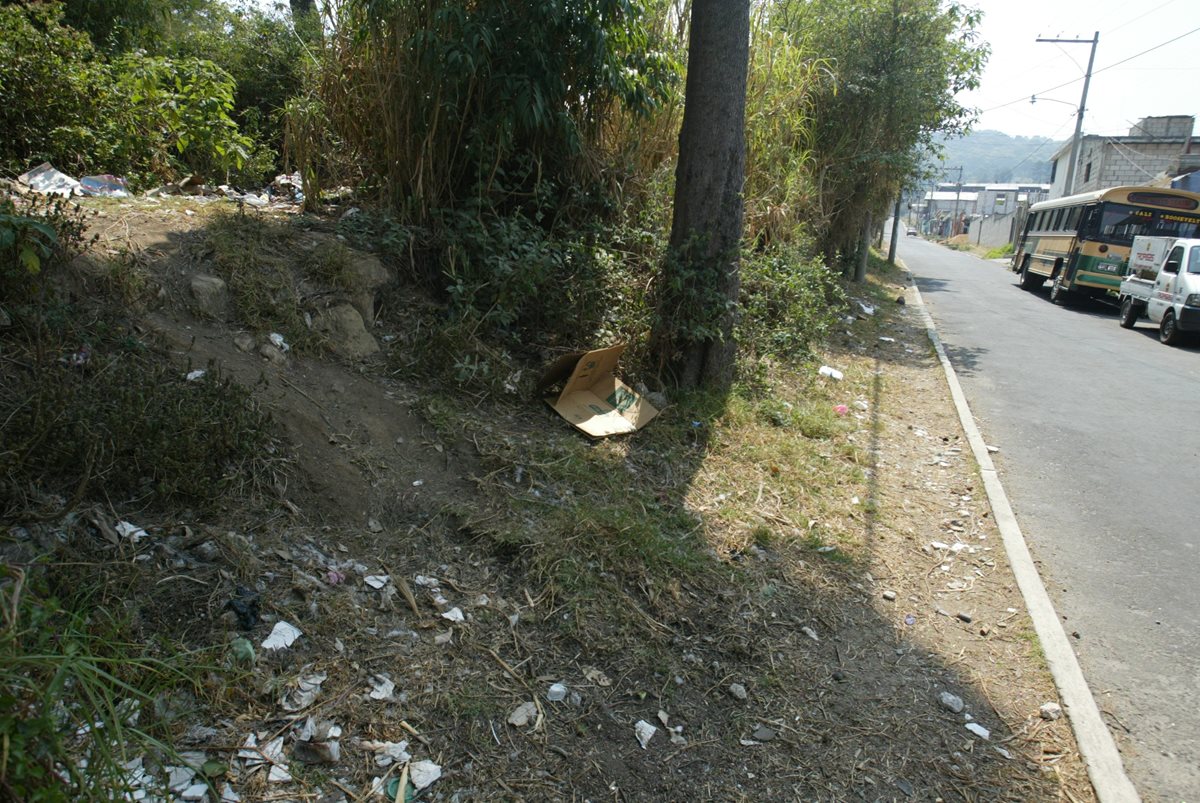 Las cámaras estarían en los lugares que han servido como botaderos de basura.(Prensa Libre: Hemeroteca PL)