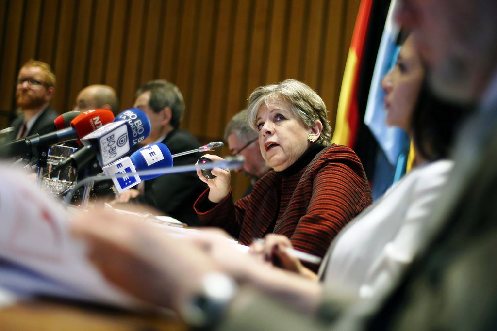 Alicia Bárcena, secretaria ejecutiva de la Cepal (Foto Prensa Libre: EFE)