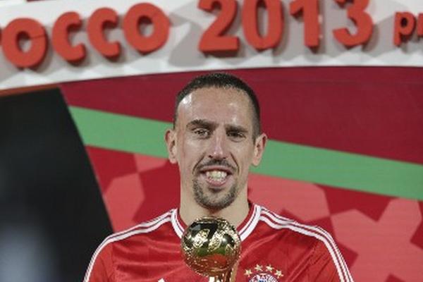 Franck Ribéry ganó el trofeo a Mejor Jugador. (Foto Prensa Libre: AP)