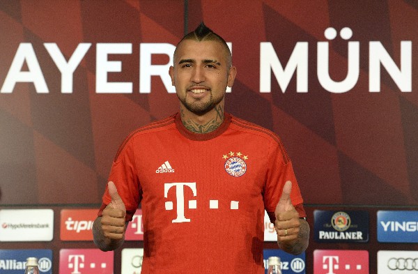 Arturo Vidal será presentado este martes con el Bayern Múnich. (Foto Prensa Libre: AFP)
